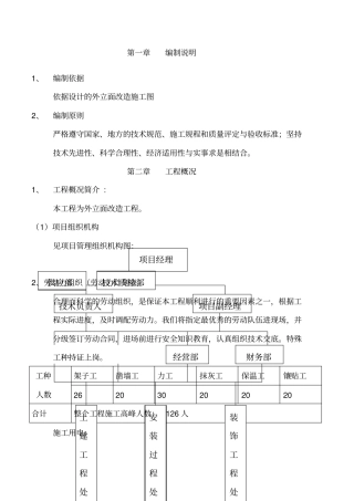 外立面改造施工工艺