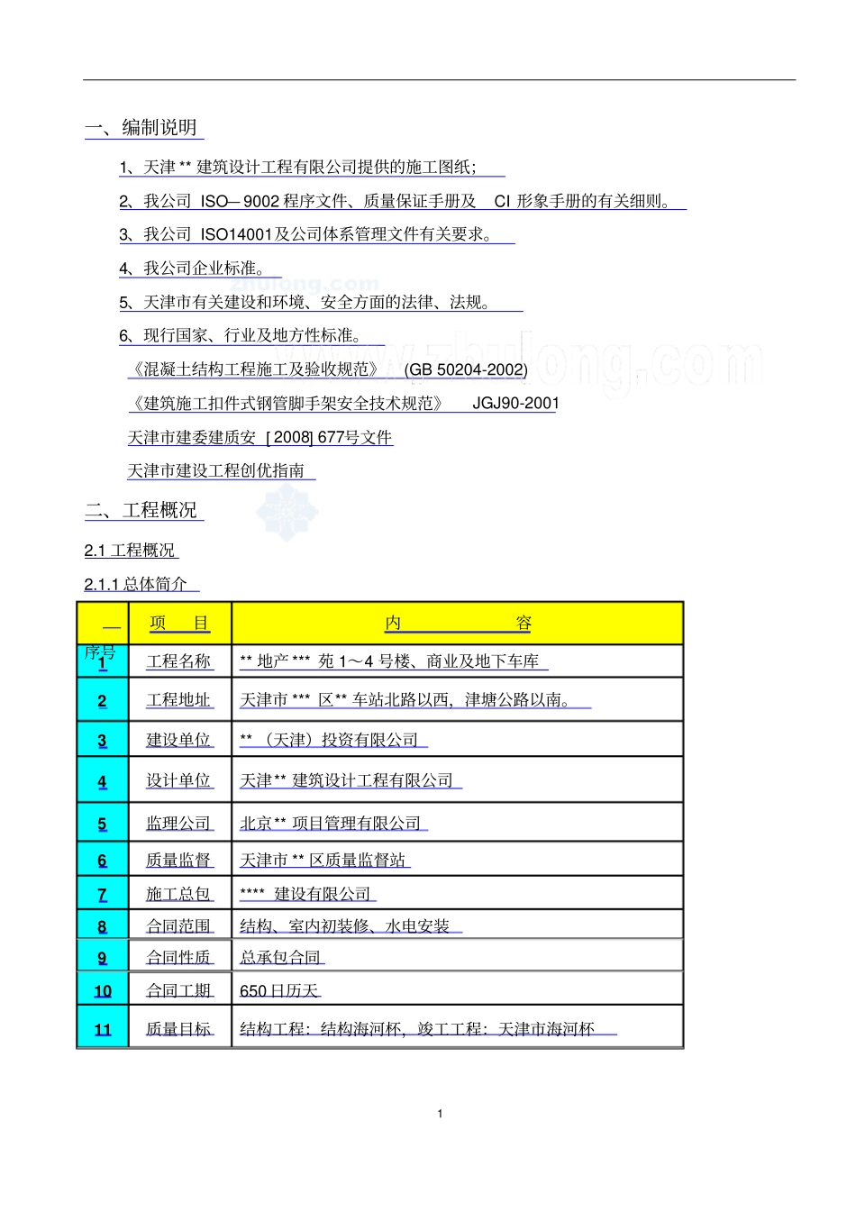 天津框架剪力墙结构办公楼多层板模板施工的方案海河杯secret_第2页