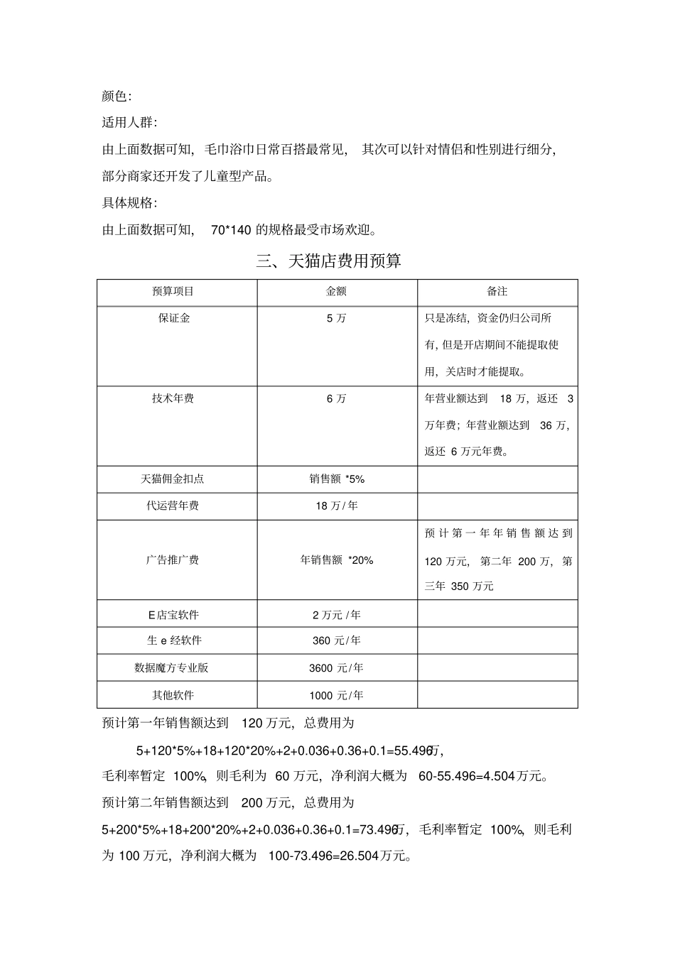天猫开店商业计划书_第3页