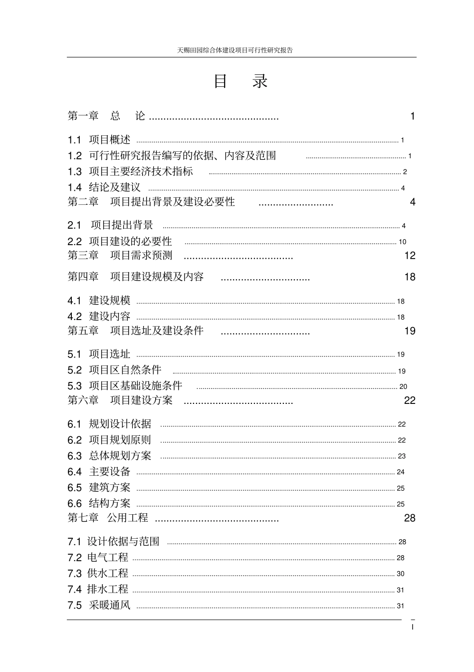 天赐田园综合体建设项目可行性研究报告_第2页