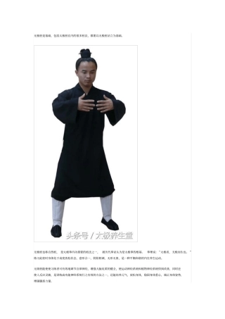 太极无极混元桩分析