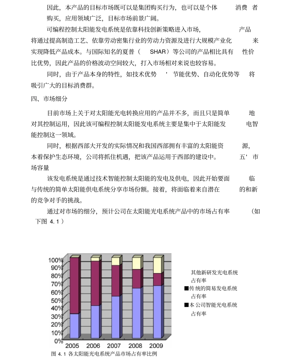 太阳能光伏应用项目创业计划书_第2页