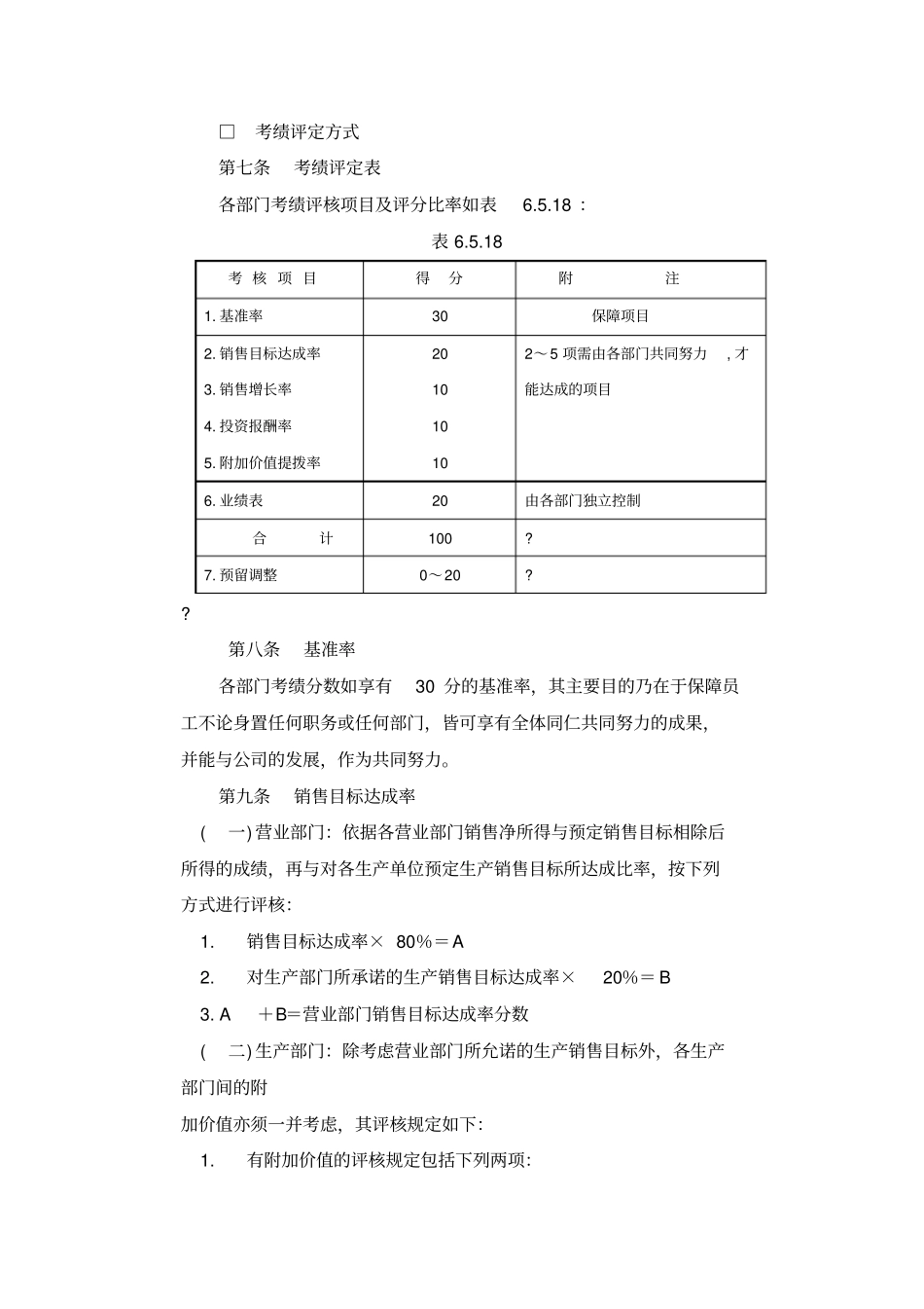 奖金管理制度典范家电制造业绩效奖金制度_第2页
