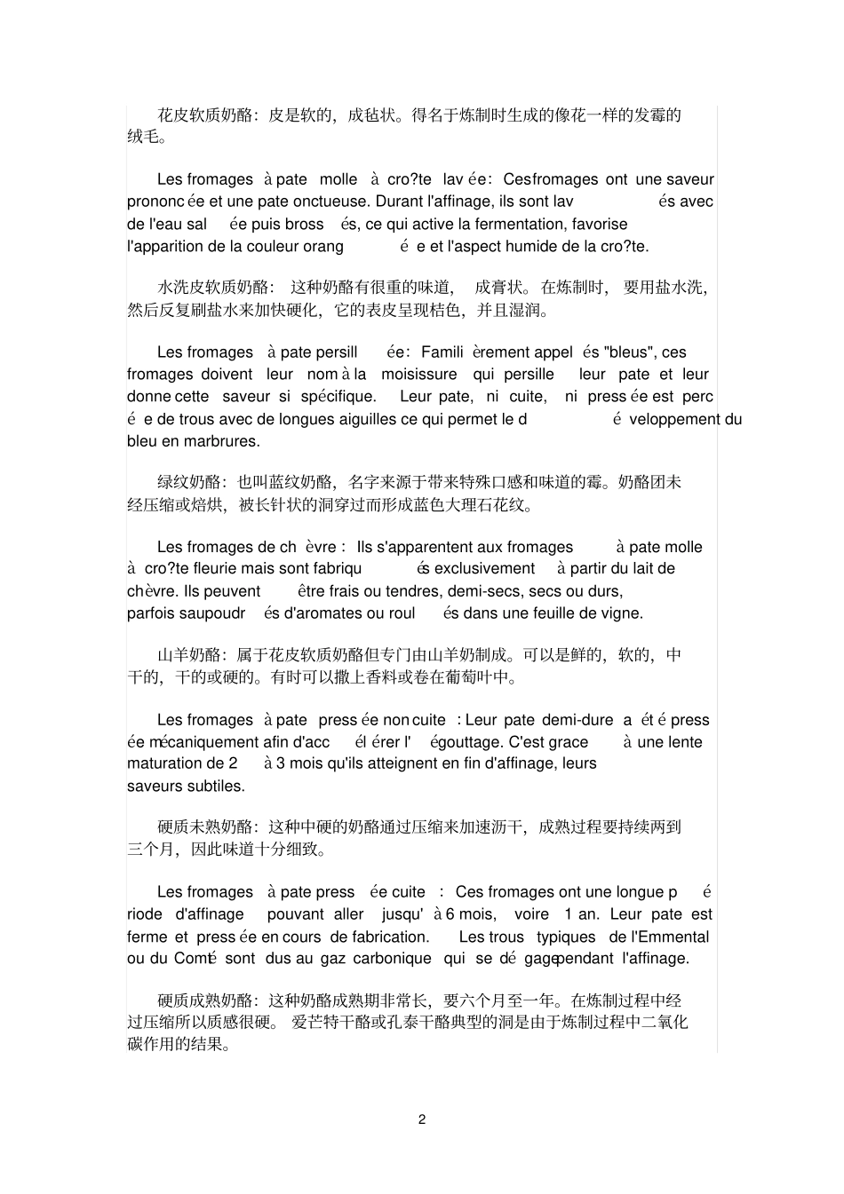 奶酪参考资料分类_第2页