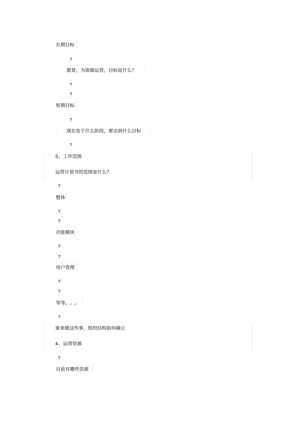 如何写一份高质量的运营计划书_第2页