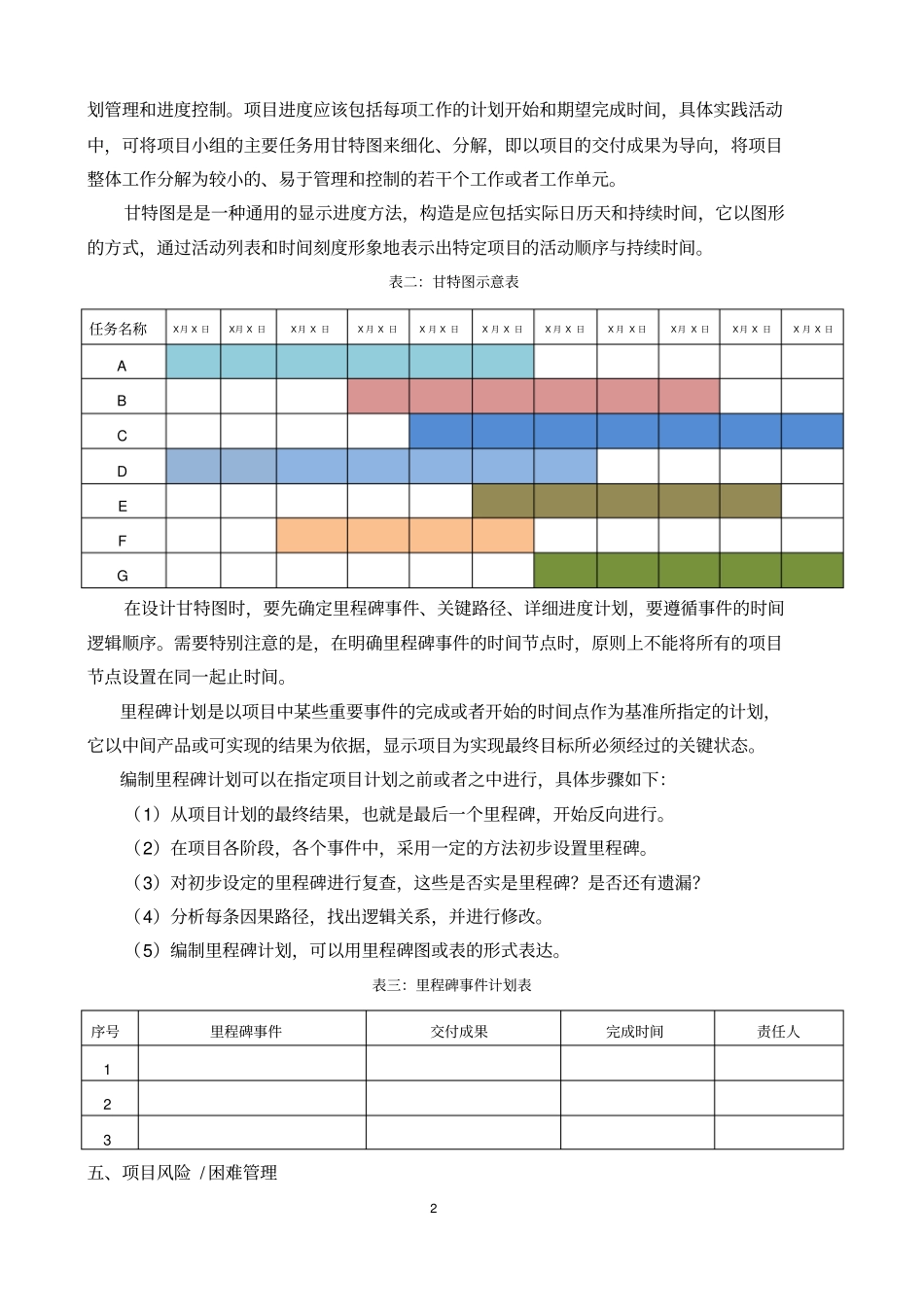 如何写项目策划书_第2页