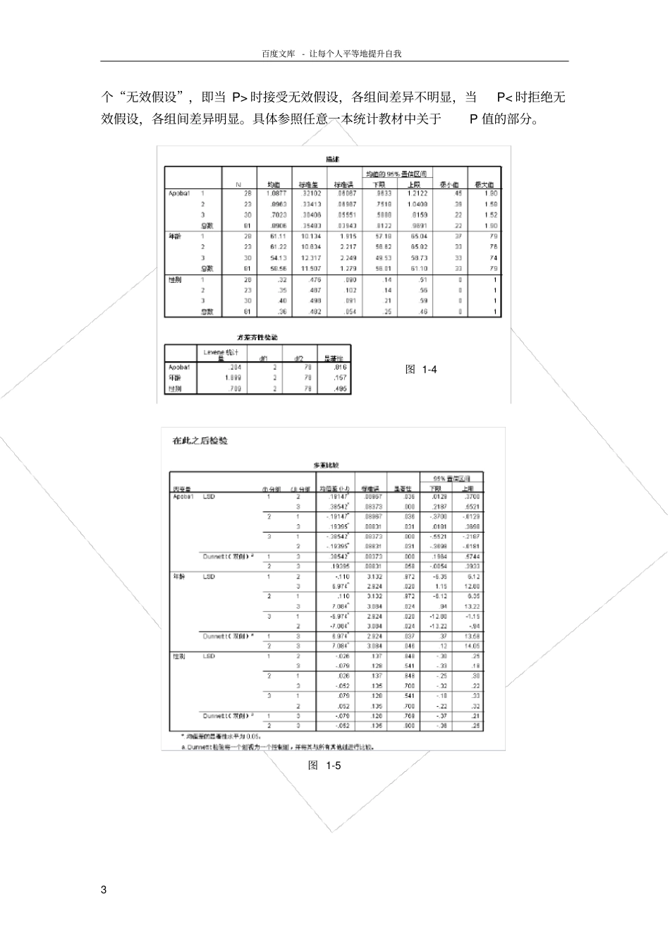 如何利用SPSS计算平均值标准差单因素方差_第3页
