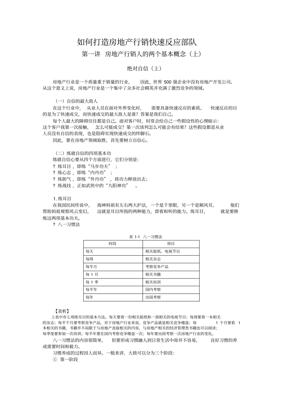 如何打造房地产行销快速反应部队_第1页