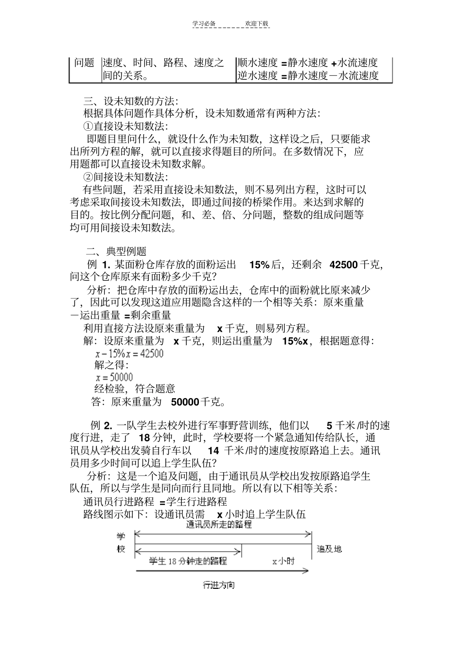 如何解一元一次方程应用题_第2页