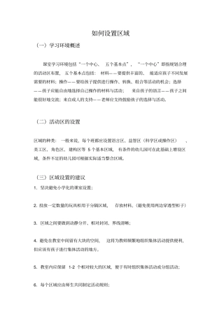 如何设置区域给旭景园