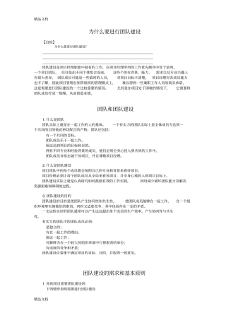 如何进行团队建设复习进程