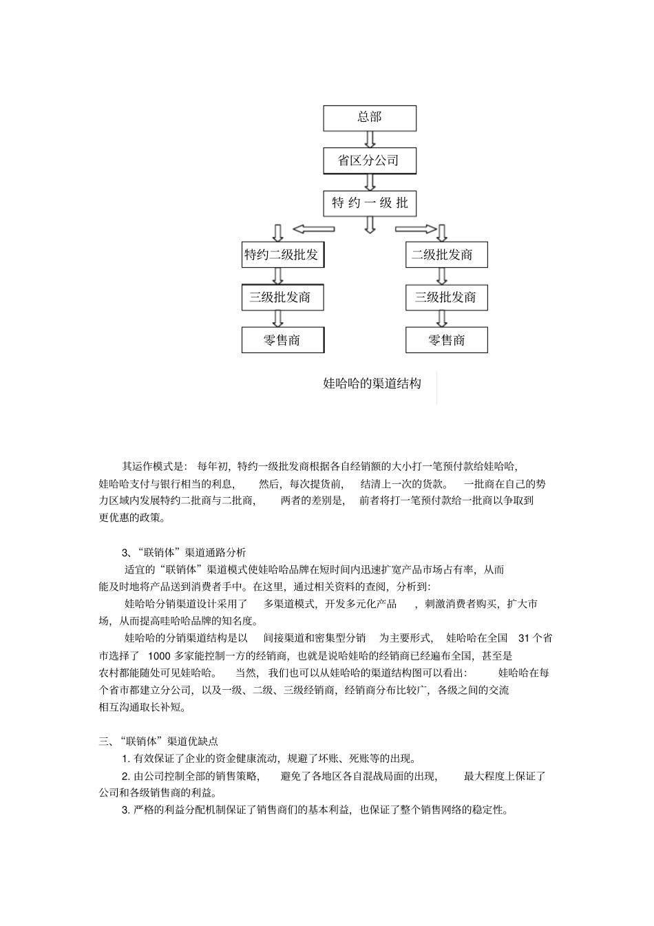 娃哈哈分销渠道分析_第2页