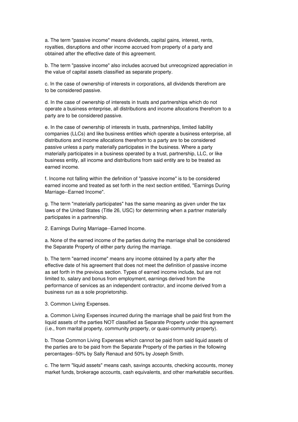 婚前协议书英文版_第3页
