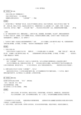 子夜2016全整理汇总