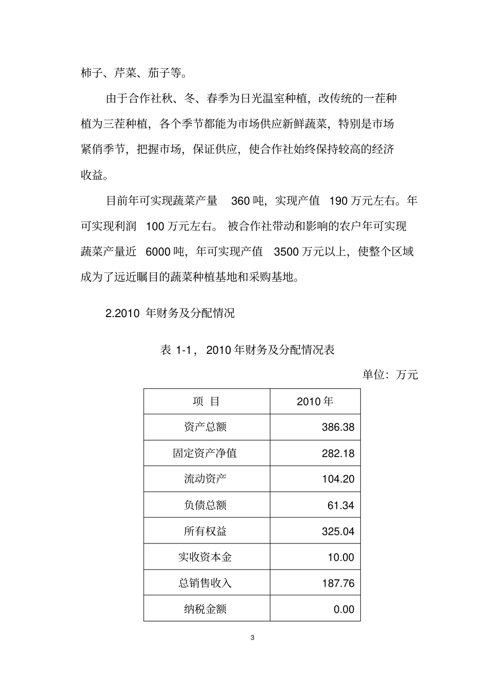 孔家蔬菜项目可行性研究报告_第3页