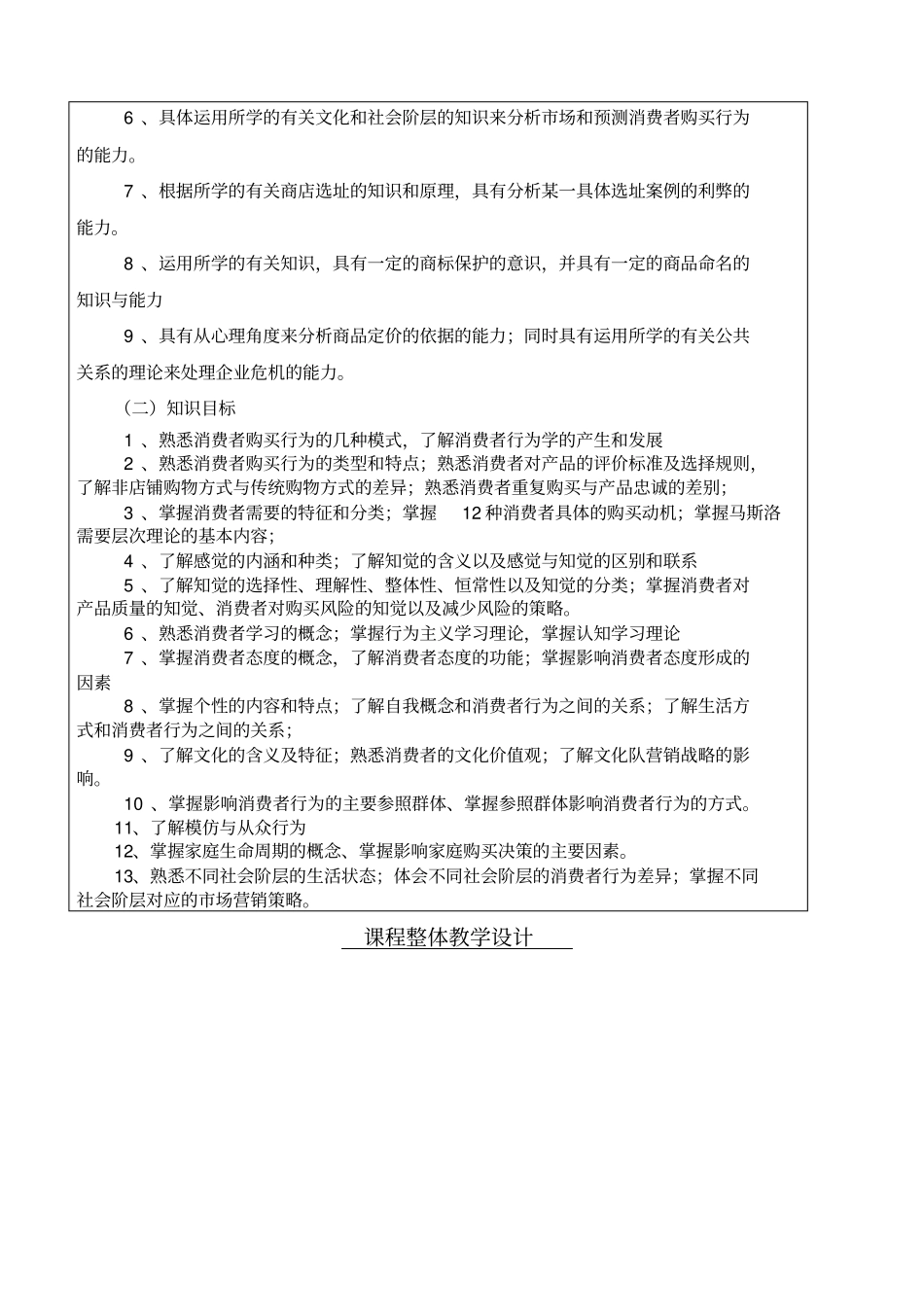 孙万军消费者行为学新版课程整体方案设计_第3页