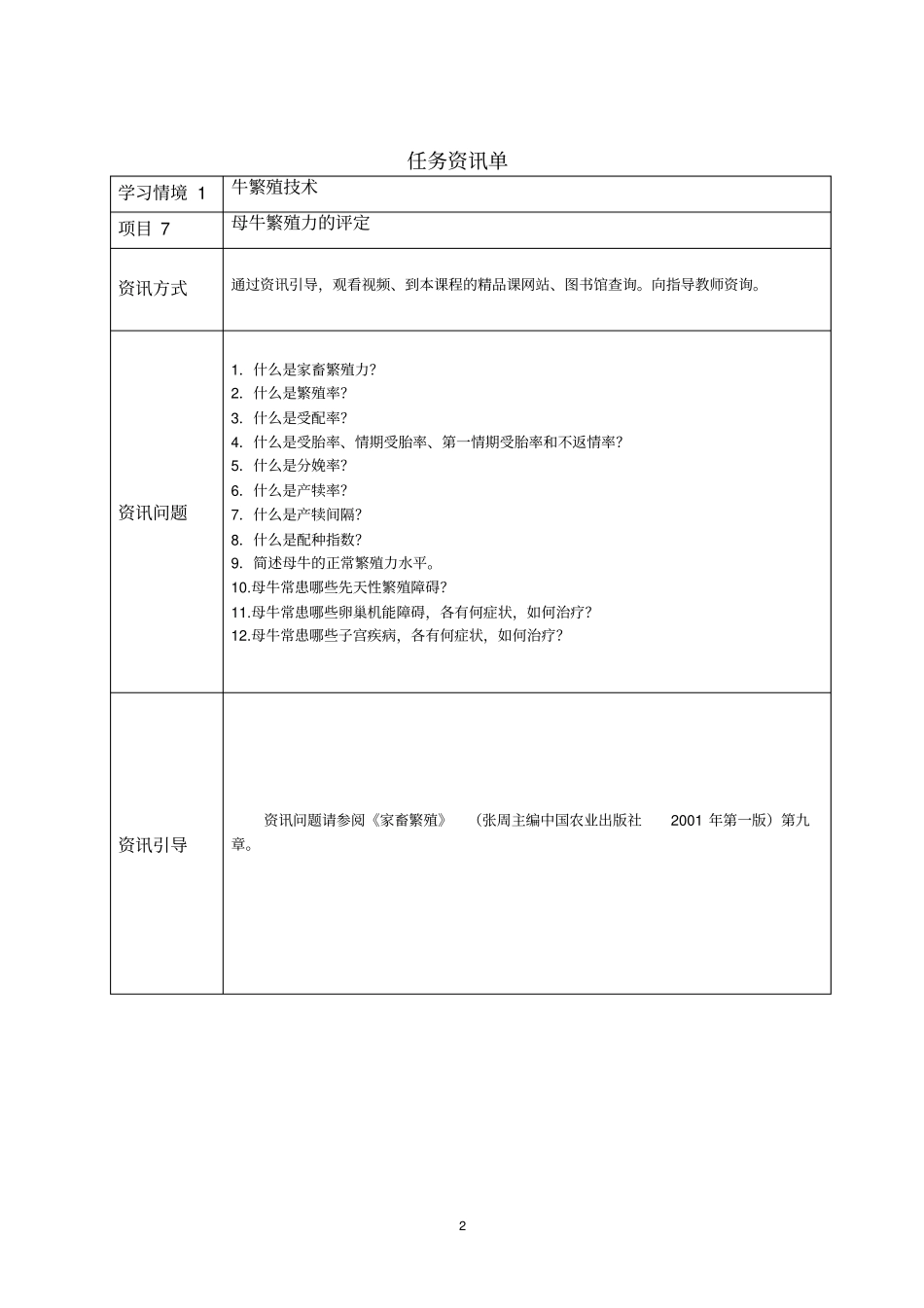孙耀辉项目七繁殖力评定汇总_第2页