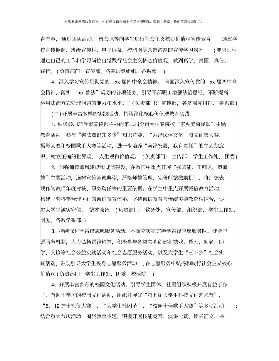 学校2020年创建文明单位工作计划_第2页