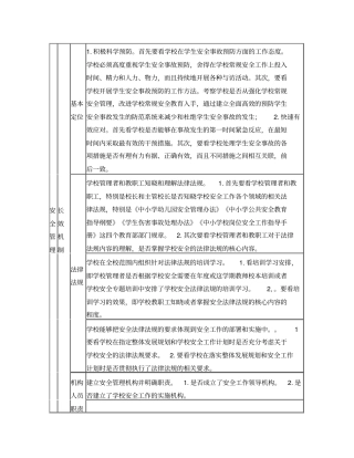 学校安全工作评价