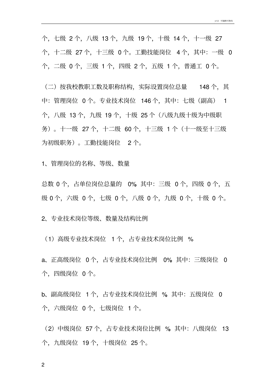 学校岗位设置实施方案_第2页