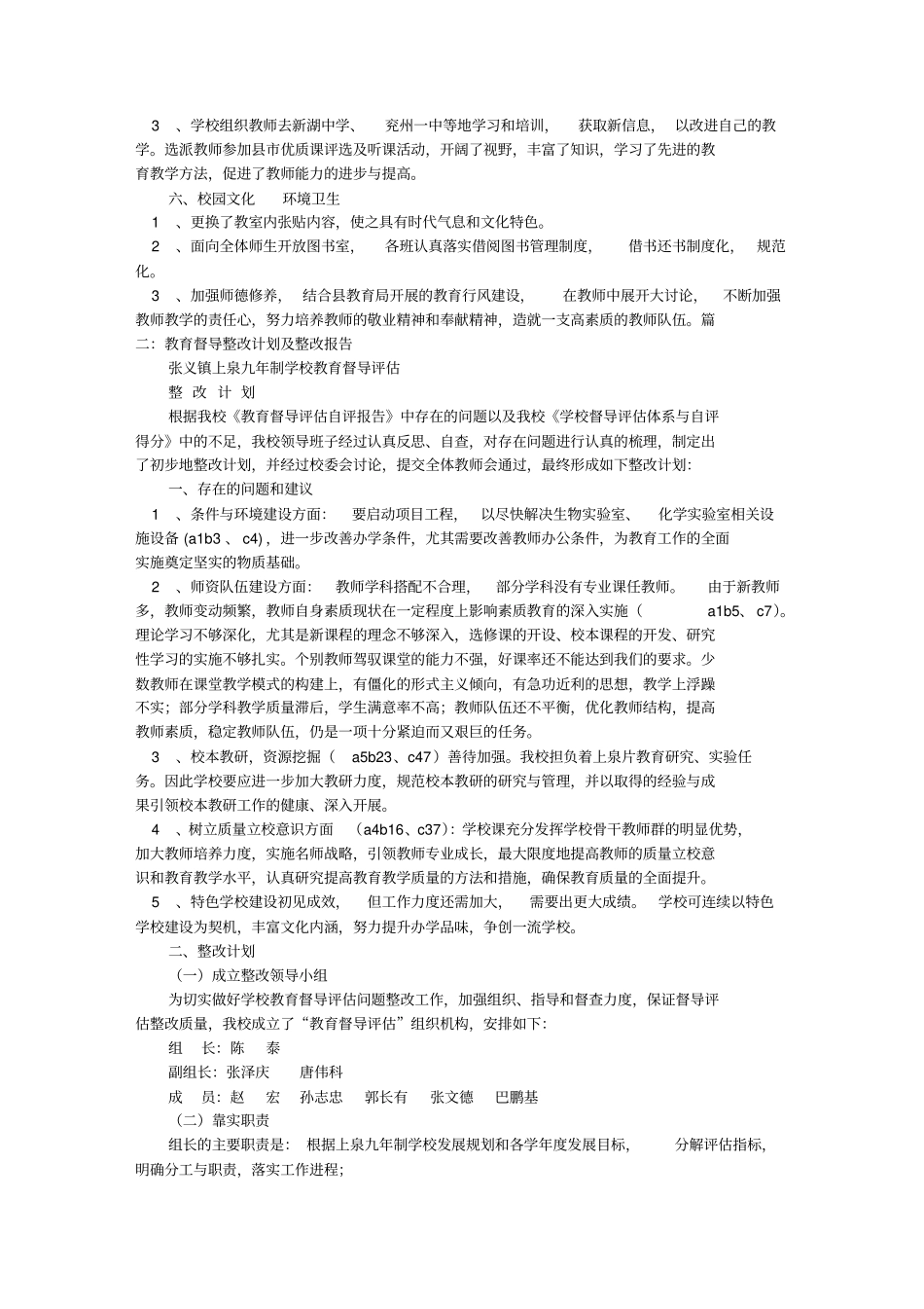 学校督导整改报告_第2页