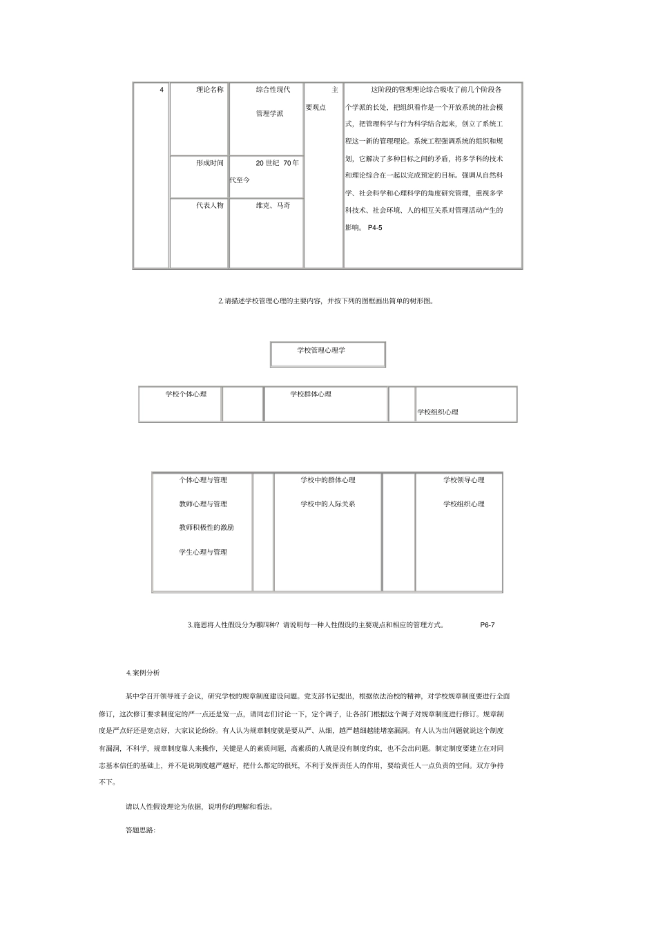 学校管理心理学形成性考核试题_第2页