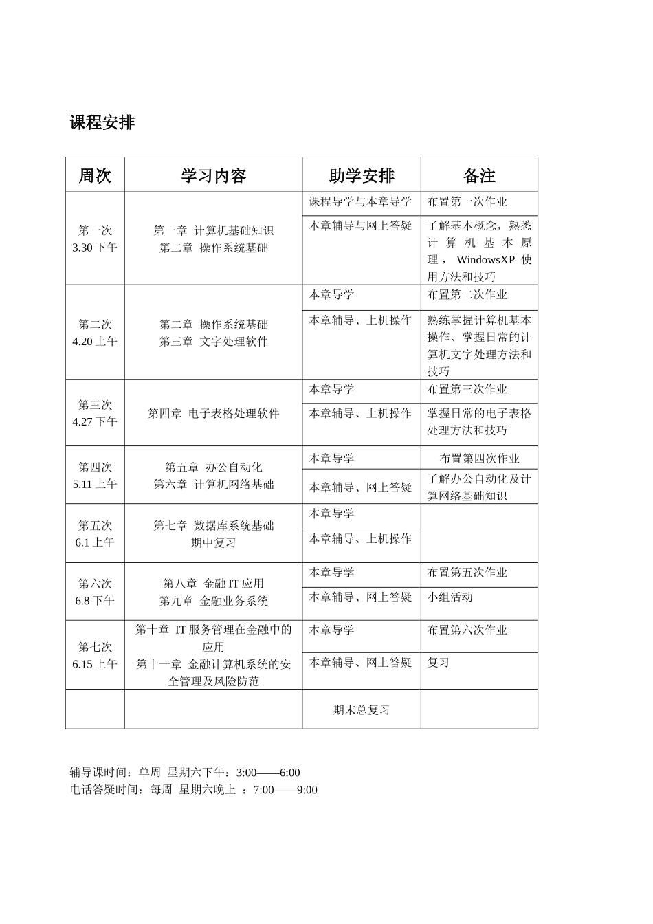 计算机及其在金融中的应用教学一体化设计_第3页