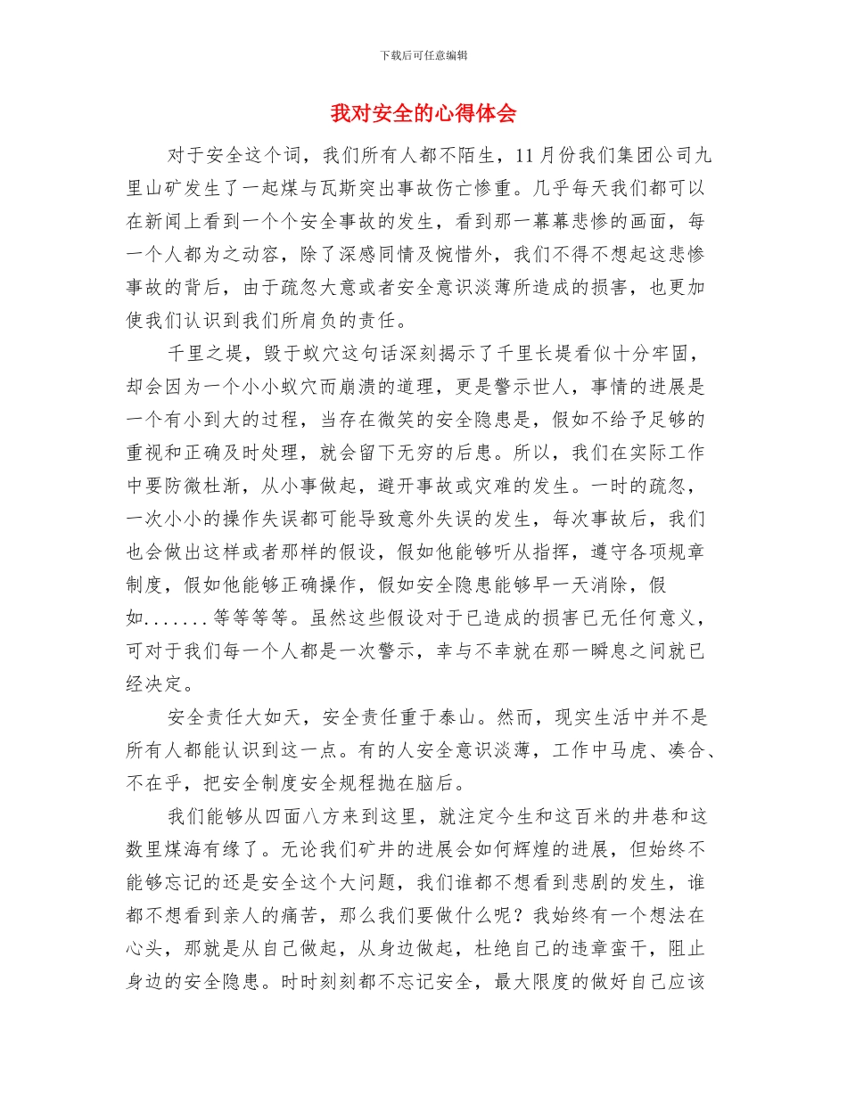我对五四红旗团支部答辩会的小结与我对安全的心得体会汇编_第2页