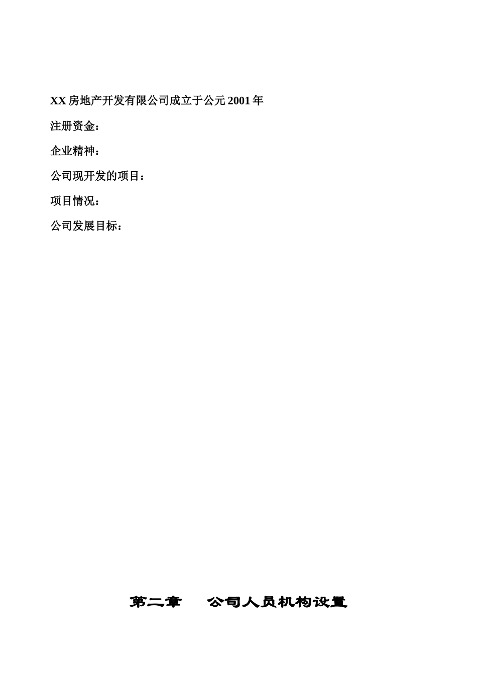 XX房地产开发有限公司制度汇编_第3页