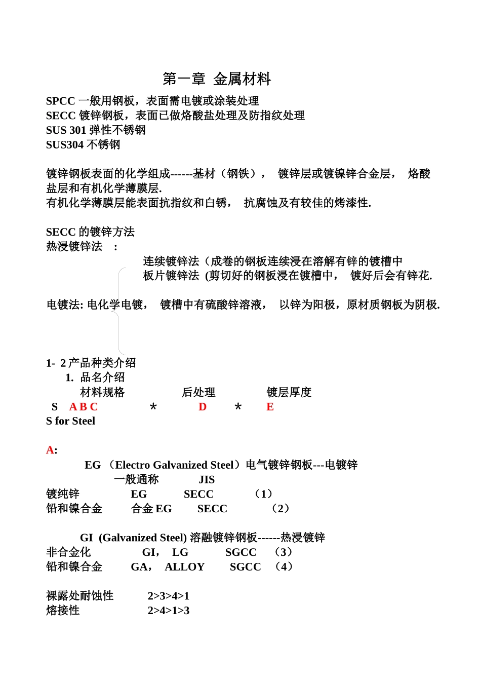 金属材料与塑料材质概述_第1页