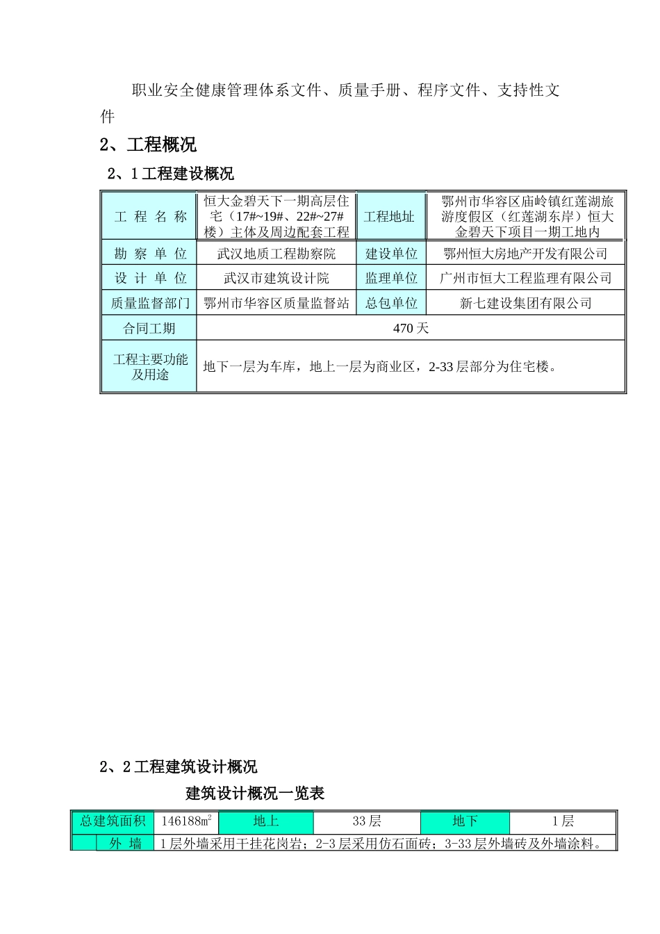 高层住宅楼施工组织设计方案_第3页