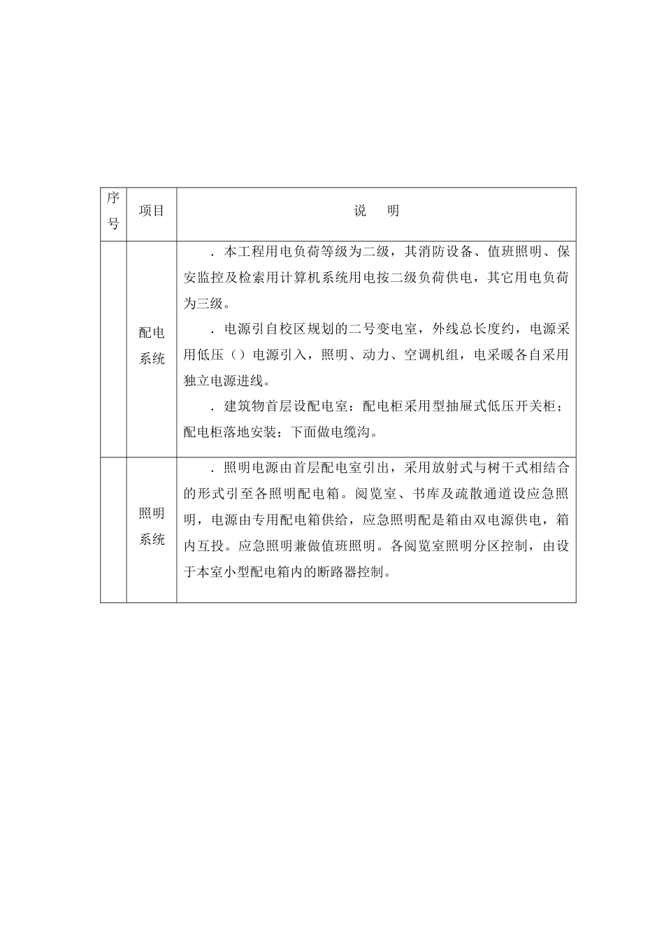北京某大学图书馆电气施工组织设计_第3页