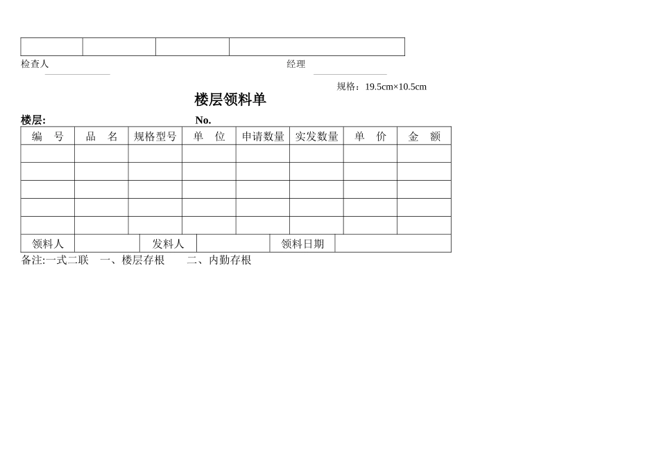 【经典管理教程】酒店必备表格大全_第3页