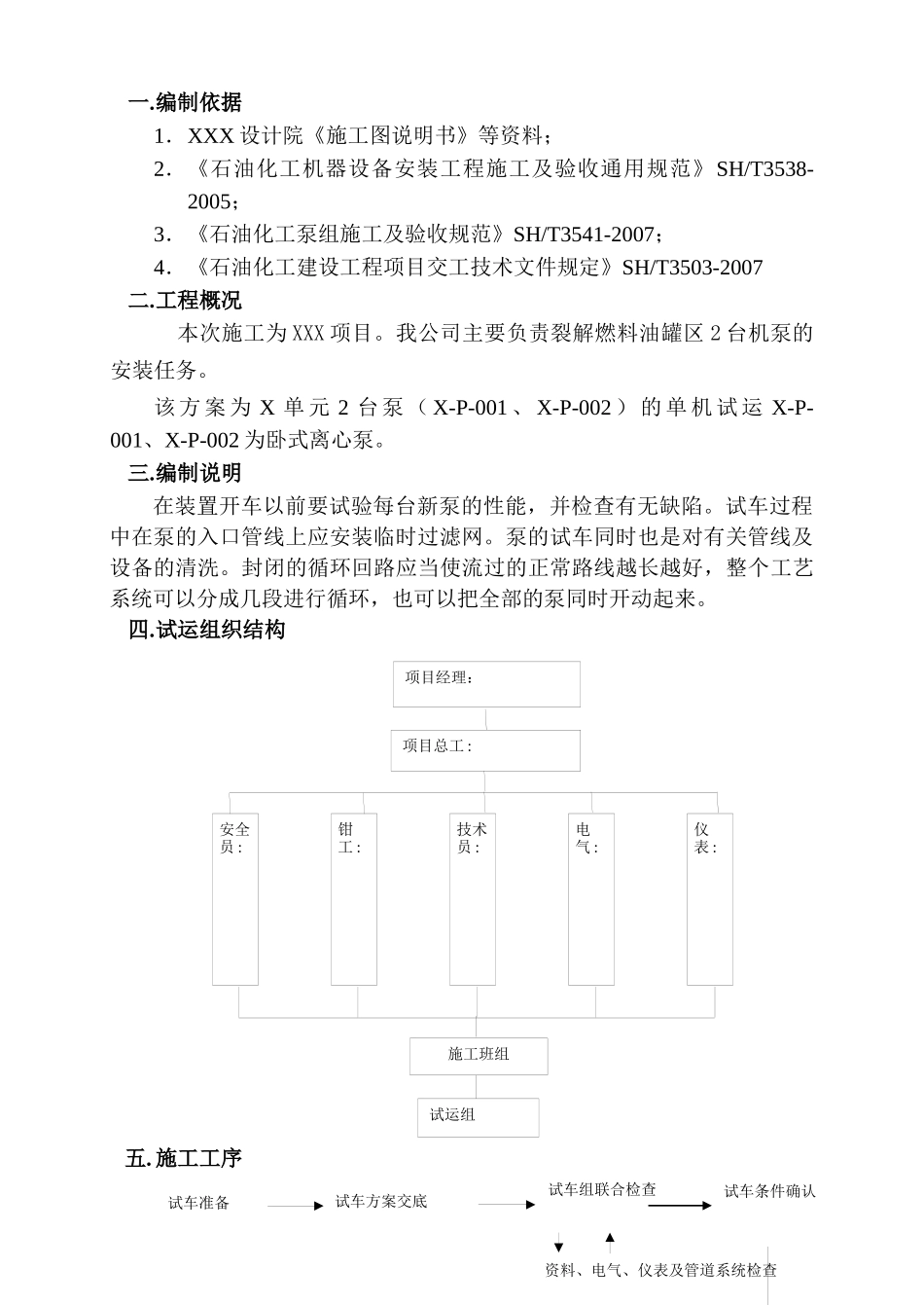 石油化工项目单机试运方案_第3页