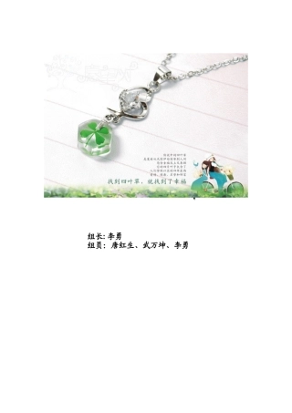 网上零售设计大赛策划书