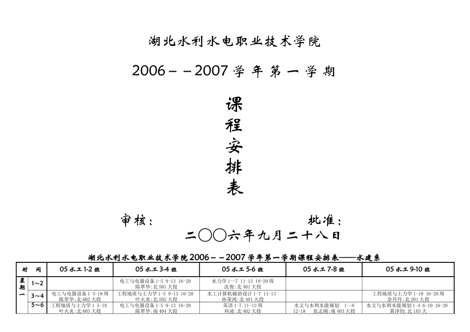 湖北水利水电职业技术学院_第1页
