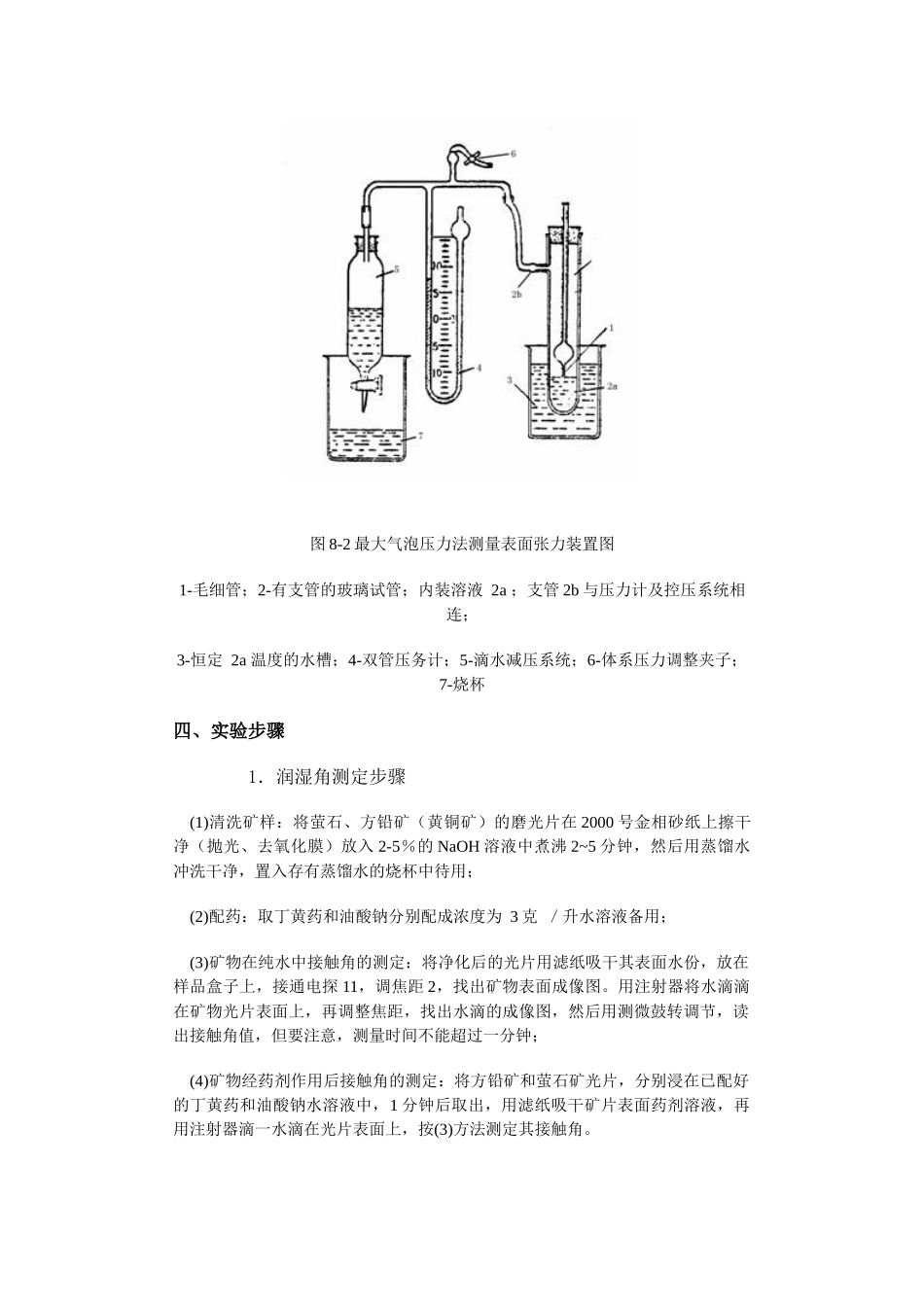 【采矿课件】实验八矿物润湿性的测定—接触角法_第3页