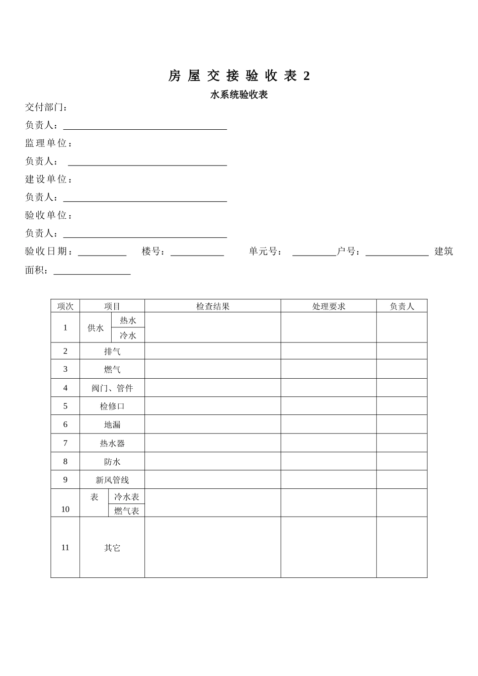 物业承接验收全套表格_第3页