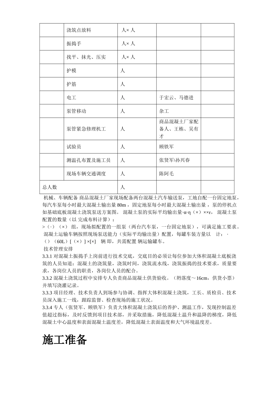 中关村青年小区10号、11号楼底板大体积混凝土施工组织设计方案(DOC16页)_第3页