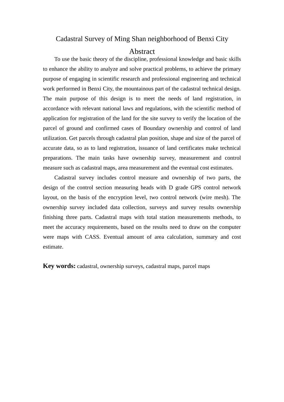 (测绘工程毕业设计本溪市明山区明山街坊地籍测量-_第3页