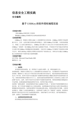信息安全工程实践(doc 102页)