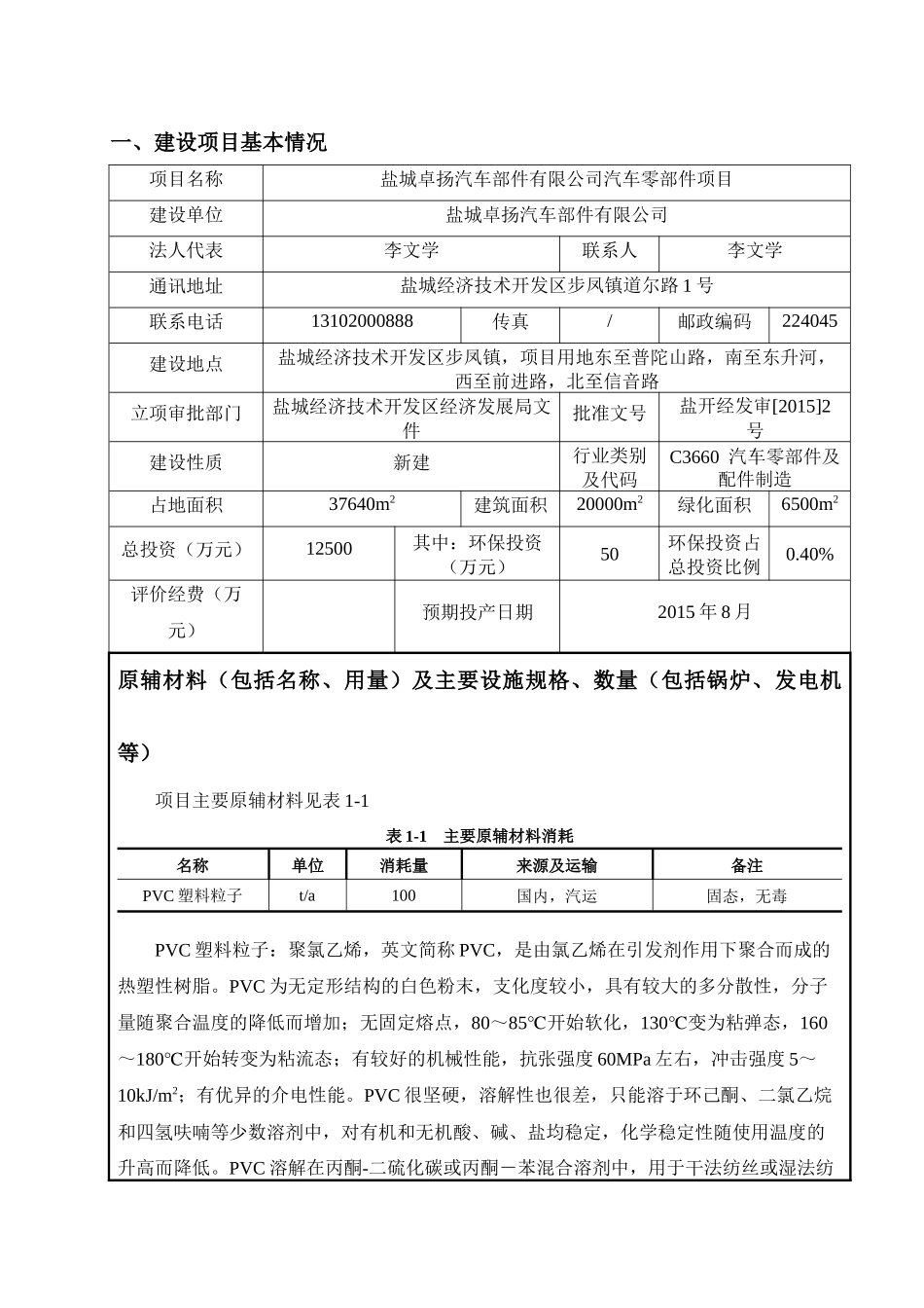 汽车部件有限公司汽车零部件项目范本_第3页