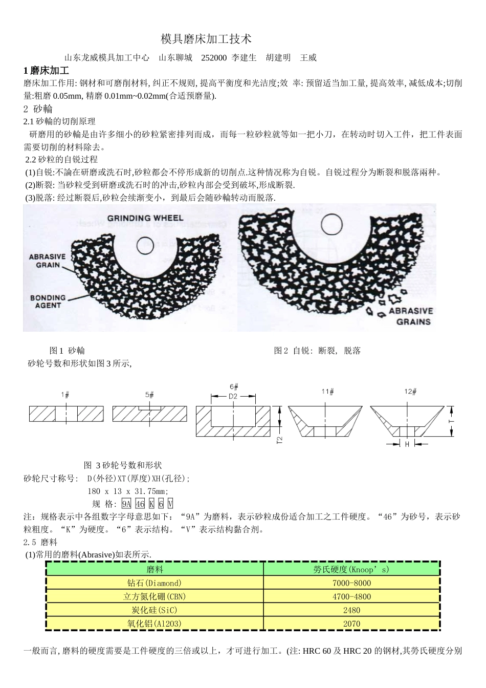 模具磨床加工技术_第1页