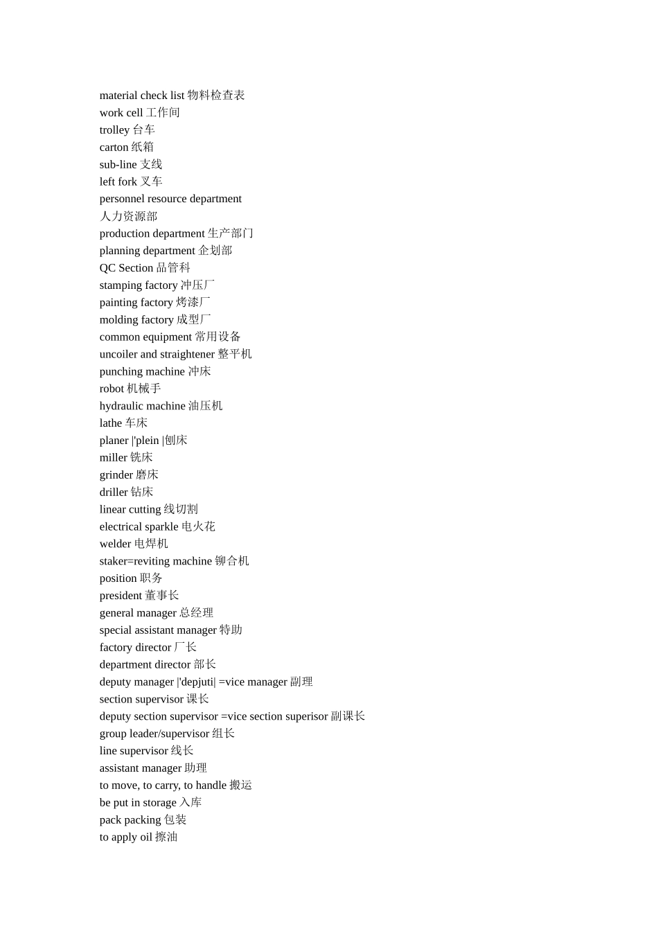 机械与工厂英语_第2页