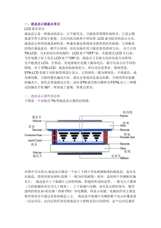 、液晶显示器基本常识