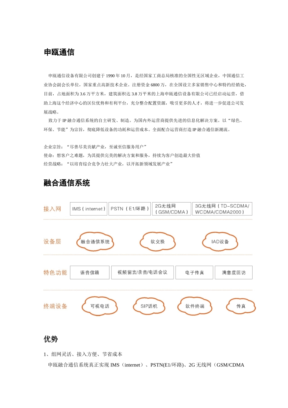 融合通信方案_第1页