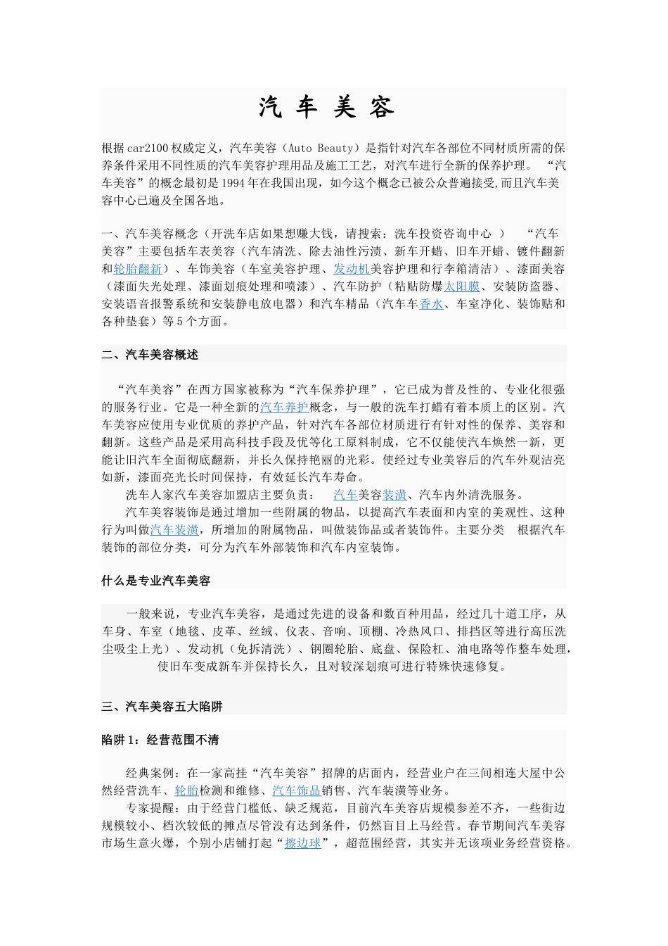 专业汽车美容_第1页