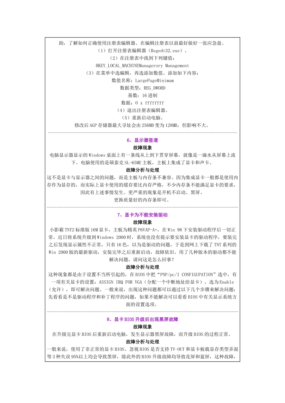 显示器故障与维护手册_第3页