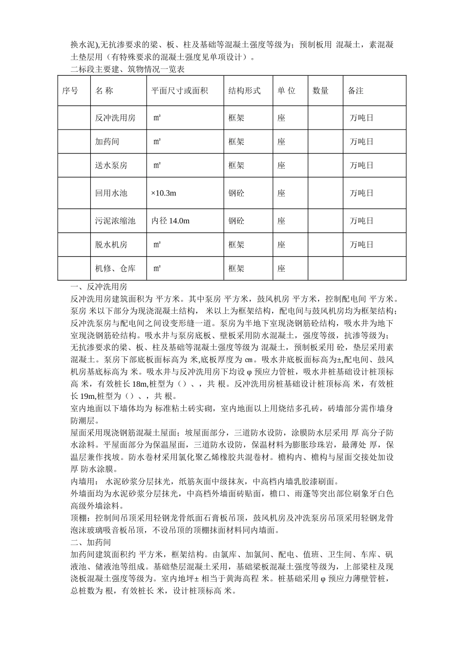 余杭区临平塘栖供水二期某水厂工程施工组织设计(DOC72页)_第3页