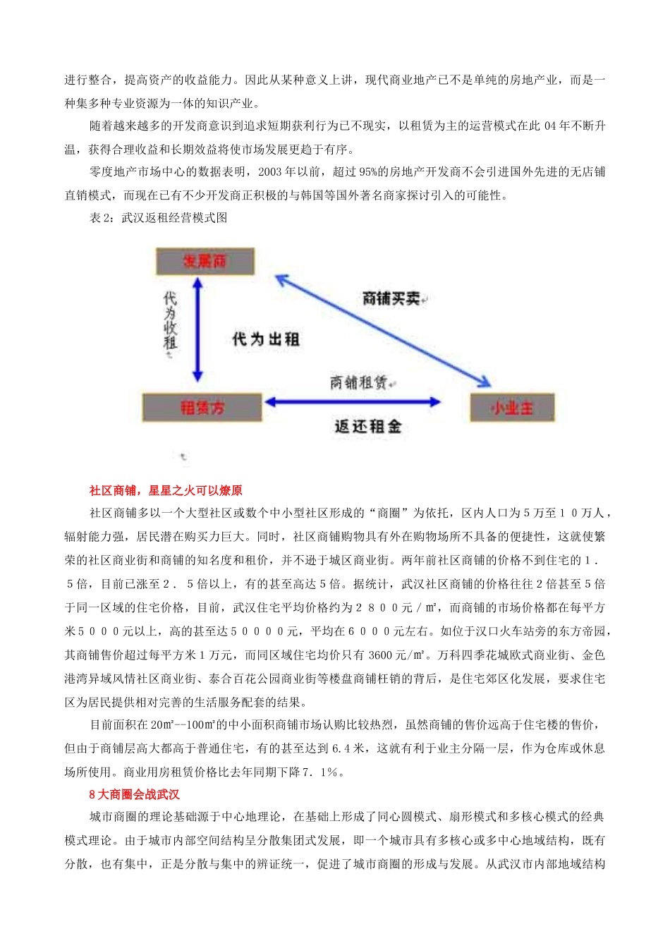 武汉商业地产及商圈发展全面分析报告_第3页